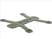 Cadre de Drones d'essieu de roue réglable en Fiber de carbone noir personnalisé de haute résistance pour voitures et FPV brillant mat nouveau Design
