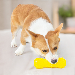 Juguetes para mascotas Yite, mordedor de TPE para perros con cerdas y silbato para cachorros y perros - Product Image 1