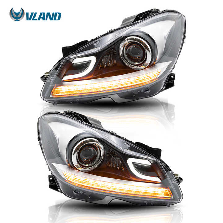 VLANDメーカー工場卸売フルLEDヘッドライトW2042011-2014メルセデス 