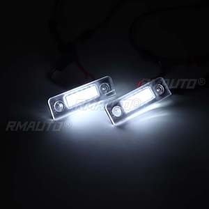 1 Par de Luces LED para Matrícula de Coche para Skoda Octavia 2 Facelift 2009-2012, Facelifted 2003-2012, Roomster 5J 2006-2010 - Product Image 4