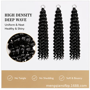 Cabello Remy Ondulado para Crochet, Doble Trama, 140g, 12/28 Pulgadas, Pelucas Rizadas al por Mayor, Cabello Rizado para Crochet con <span class=keywords><strong>Trenzas</strong></span> <span class=keywords><strong>de</strong></span> Pluma - Product Image 2