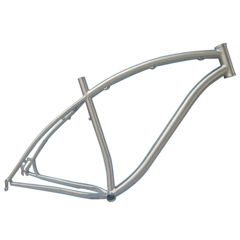 Promotionele 29er titanium mountainbike frame van gebogen stijl