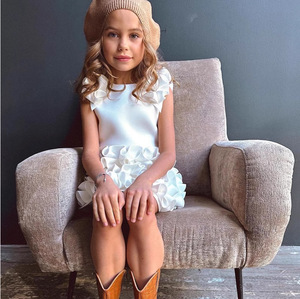 Nuevo Producto, Vestido de Princesa con Estrellas para Niñas, Primavera-Verano, Vestido de Alta Gama para Actuaciones de Piano - Product Image 6