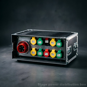 Heavy Duty 12-Way 16A Stage Power Distributor for Concerts & LED Screen Systems Stage power distribution box - Product Image 3