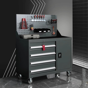 Carrito de Herramientas de Acero de Diseño Moderno Personalizable OEM, Capacidad de 500 kg, 4 Cajones con Cierre Suave, Caja de Herramientas Resistente <span class=keywords><strong>para</strong></span> Exteriores y Garaje - Product Image 3