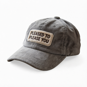 Nuevo Artículo: Gorra de Béisbol de Pana Personalizada, Unisex, Ajustable, de 6 Paneles, Estilo Casual, con Parche Frontal Bordado en Gris - Product Image 1