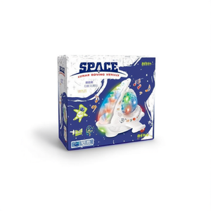 Space Lunar Roving Vehicle Electric Rotating Spaceship Battery Operated For Kids Age 5 7 Years Educational Toy - Product Image 1