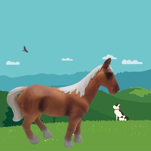 Jouets cheval en latex naturel non toxique pour <span class=keywords><strong>enfants</strong></span>, jouets animaux pour <span class=keywords><strong>enfants</strong></span> à jouer et à apprendre - Product Image 4
