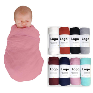 Manta Unisex para bebé, manta de algodón orgánico 100 de bambú, manta receptora de <span class=keywords><strong>franela</strong></span>, sábanas para <span class=keywords><strong>cuna</strong></span> de bebé, manta de muselina, Unisex - Product Image 6