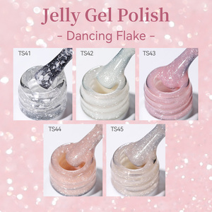 BORN PRETTY OEM Gel de Uñas con Láminas de Foil Personalizadas con Logotipo, Color Blanco Lechoso Brillante, Gel UV con Purpurina sin HEMA ni TPO - Product Image 2