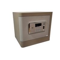 Mini coffre-fort numérique antivol pour meubles, écran LED, double clé, verrouillage par mot de passe, compartiment caché, coffre-fort pour bijoux et argent à domicile