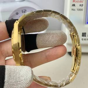 El reloj mecánico para hombre más potente VC 4200 con correa hexagonal, cristal de zafiro, cronógrafo preciso para uso diario, deportivo y de negocios. - Product Image 3