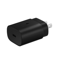 Pengisi daya dinding USB C 25W PD 3.0, adaptor daya Cepat OTP dilindungi untuk penggunaan telepon seluler dengan desain blok