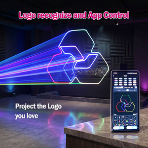 Luz Láser para DJ con Control por Aplicación, Proyector Láser Animado 3D de 5W, Compatible con <span class=keywords><strong>Dibujos</strong></span> y Texto, Máquina Láser para Fiestas, Escenarios, Discotecas, KTV, Bares - Product Image 2
