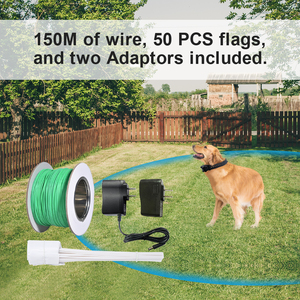 Clôture Électrique pour Chiens Couvrant Jusqu'à 25 Acres, Système de Containment pour Animaux de Compagnie avec Collier d'Entraînement Étanche (Ton, Vibration, Choc, LED) 2000m - Product Image 2
