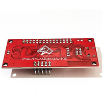 Placa USB de Retardo Cero, Codificador Inalámbrico para PS4/IOS/PC/Android, Joystick SANWA para Juegos de Computadora DIY