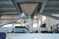 Équipement d'emballage FFS certifié CE pour matériaux plastiques recyclés, machine d'emballage FFS automatique pour plastiques recyclés industriels