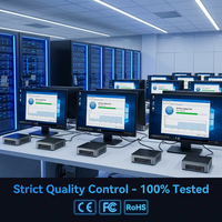 Sharerdp Intel Core I3 I5 10.ª Generación 10110U 10210U Chasis de Aluminio Sin Ventilador Pantalla Dual 6USB Windows Linux Office Mini PC de Escritorio