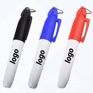 Marqueur à encre à base d'huile 9 couleurs, pointe crochet, spécifiquement pour ambulance, avec corps gris, pour le traçage de lignes sur balles de golf, stylo promotionnel pour carnet - Product Image 1