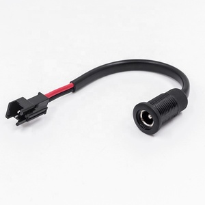 พาเนลเมานต์ DC-022D 5.5x2.1มม. เต้ารับแจ็คไฟกระแสตรงตัวเมียเป็นขั้วต่อ JST SM 2ขาสำหรับสายชาร์จสำหรับสกู๊ตเตอร์ไฟฟ้า - Product Image 2