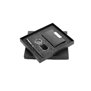 Elegante <span class=keywords><strong>3</strong></span> In 1 Set regalo di penna portachiavi e <span class=keywords><strong>Notebook</strong></span> ideale per eventi aziendali regalo e promozione del marchio - Product Image 2