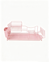 Étagère de rangement de cuisine moderne en fer, double couche, pour vaisselle et bols, étanche, réglable, durable, portable, de type sur pied