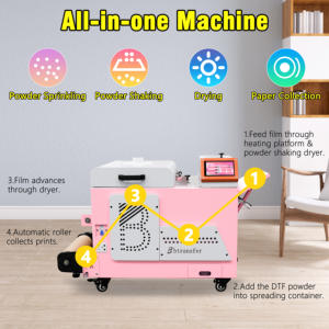 <span class=keywords><strong>Imprimante</strong></span> DTF A3 avec machine à secouer automatique, impression DTF avec système de secouage de poudre pour T-shirts, sweats à capuche, entreprise de vêtements - Product Image 5