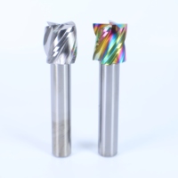 Fraise à profil conique en carbure, 5 dents, en acier au tungstène massif, pour usinage CNC, moule personnalisé