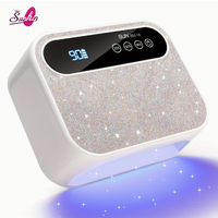 Lampe UV LED sans fil rechargeable SUNKIN BM-18 à haute puissance, entièrement perforée, pour le séchage rapide des ongles en salon