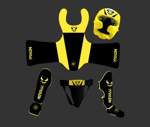 Équipement <span class=keywords><strong>de</strong></span> protection Wolon en cuir PU pour l'entraînement au Sanda, jaune/rouge, taille M/L, pour la <span class=keywords><strong>boxe</strong></span> et la <span class=keywords><strong>salle</strong></span> <span class=keywords><strong>de</strong></span> <span class=keywords><strong>sport</strong></span> - Product Image 6