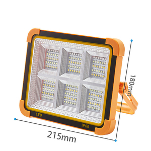 LED Flood <b>Light</b> 5000K COB IP65 215x180mm <b>Remote</b> <b>Control</b> 120 Beam Angle Dimmable Daylight Garden Use CE Certified - Product Image 2