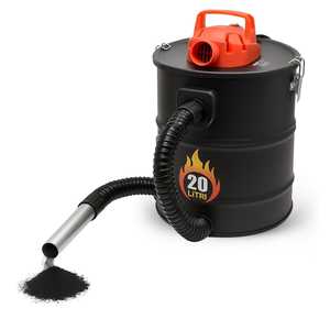 Aspirapolvere elettrico per cenere da 20 litri con filtro HEPA e ugello in alluminio per la pulizia di stufe a legna - Product Image 1