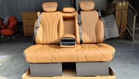 Accessoire d'intérieur en cuir de conception chaude de siège de pilote de classe V de Mercedes Vito de luxe avec des accents de fibre de carbone chauds pour des voitures W447