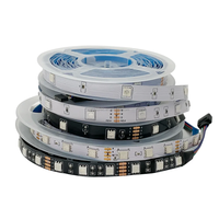 Bande lumineuse LED intelligente RGB d'usine 12V 24V SMD 5050 Bande lumineuse LED RGB 60LEDs 120LEDs Contrôle tactile Rétroéclairage TV 5050