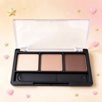 Palet Makeup Kosong Persegi Ultra Portabel Ringan dan Mudah Dibawa untuk Tas Tangan, Penataan Riasan Kecantikan Pribadi