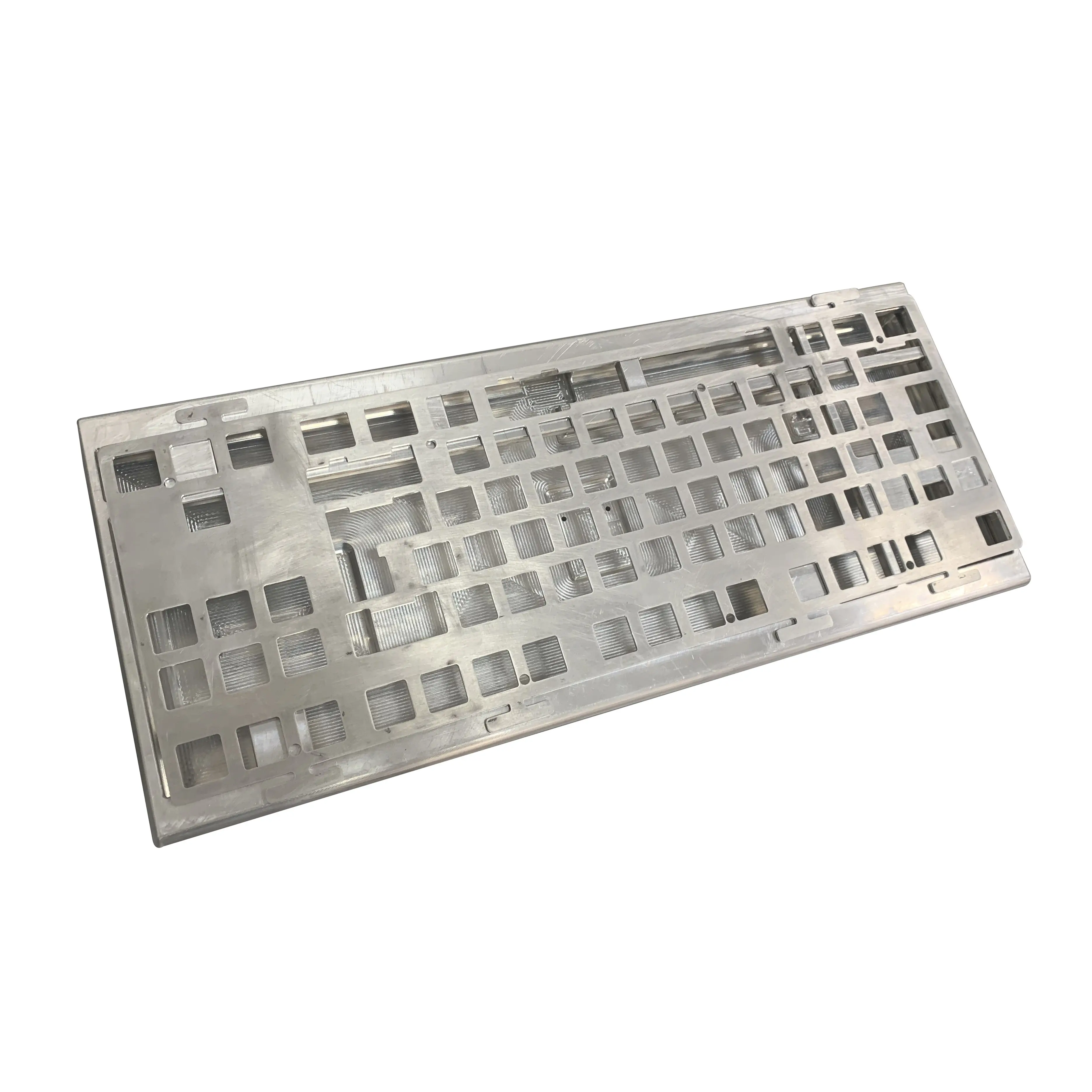 Dongguan Aangepaste Oem Cnc Machinale Gaming Aluminium Mechanische Toetsenbord Mechanische Cnc Onderdelen