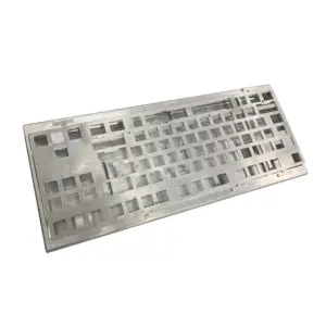 Dongguan personalizzato Oem lavorazione Cnc gioco in alluminio tastiera meccanica parti meccaniche Cnc
