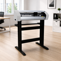 24 Zoll Automatischer Konturenschneideplotter mit Optischem Sensor Automatisches Ausrichtungssystem für Vinyl-Aufkleber-Etikettenschneiden