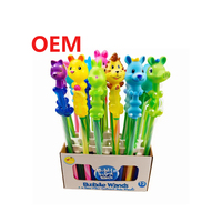 Pistolet à bulles lapin personnalisé pistolet à bulles lumineux en plastique ABS lapin jouets de Pâques pour les tout-petits enfants de 3 à 8 ans cadeaux