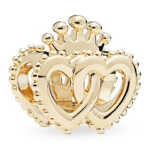 Perles en argent pur 925, motifs <span class=keywords><strong>Rose</strong></span> Dorée, Marguerite, Fleur, Amour, Appareil Photo, Couronne, compatibles avec les bracelets PandoraES européens, pour la création de bijoux DIY - Product Image 3