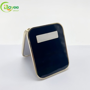 Ultra-thin Design Portable Foldable Small Hand Held Pocket <b>Mirror</b> Custom Logo Travel Folding square Makeup <b>Mirror</b> - Product Image 2