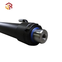 Vérin hydraulique à tige unique en acier JX personnalisé, chromé dur, simple effet, pression 28 MPa pour applications de levage