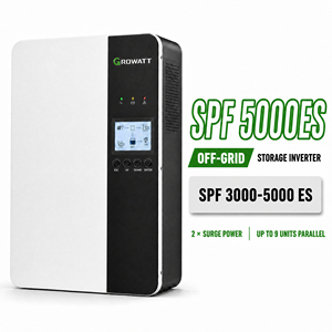 Onduleur solaire <span class=keywords><strong>Growatt</strong></span> <span class=keywords><strong>SPF</strong></span> 5000ES 3000ES 230V Version UE IP20 Monophasé Hors Réseau Liste de prix - Product Image 1