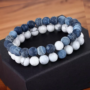 <span class=keywords><strong>Pulsera</strong></span> de Cuarzo Transparente para Influencers de Redes Sociales, Regalo Navideño, Energía Anti-Depresiva para Hombres, Fotos en Fondo Blanco - Product Image 2