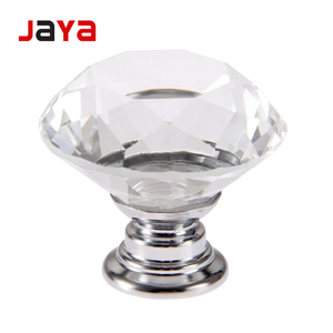 Dresser <strong>Knobs</strong> Silver <strong>Diamond</strong> Drawer <strong>Knobs</strong> Pulls Crystal Clear Glass High Quality 30mm Dining Room Kitchen <strong>Cabinets</strong> Modern 0.03kg - Product Image 1