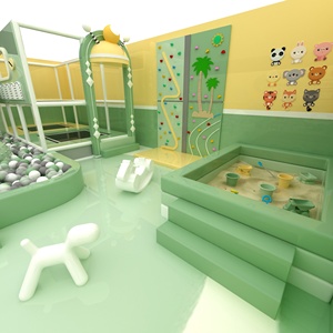 Equipo de Alta Calidad a Precio Económico, Parque Infantil Interior con Diseño Comercial de Temática Forestal para Niños - Product Image 2
