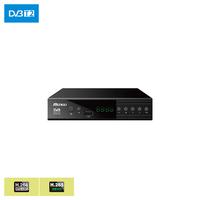 Receptor de TV Digital con Carcasa Metálica, Full HD 1080P 4K, Quad Core, Decodificador HEVC H.265 DVB-T2