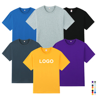 AI-MICH de haute qualité impression personnalisée Logo 100% coton hommes T-shirts unisexe surdimensionné poids lourd plaine t-shirt pour hommes