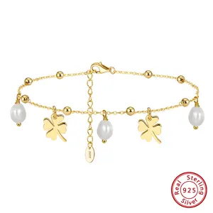 SA Fashion Style Foot Chain Crystal Anklet Gold Beach Wedding Barefoot Sandals Foot Jewelry With CZ Adjustable Anklet For Women