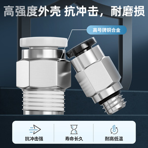 Apocalypse Pneumatic Quick Connector PC4 M5 PL4 M3 Copper Plastic Mini Air Hose Fitting For PU6mm Tube - Product Image 5